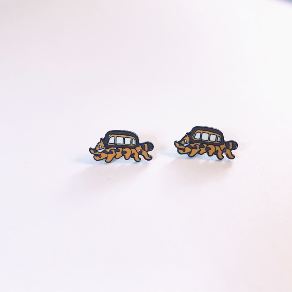 My Neighbour Totoro Catbus Earrings